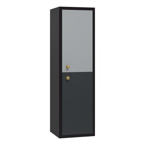 Шкаф-пенал Brevita Кристиан 35 правый серый  Кри-05035-01-01П - 1