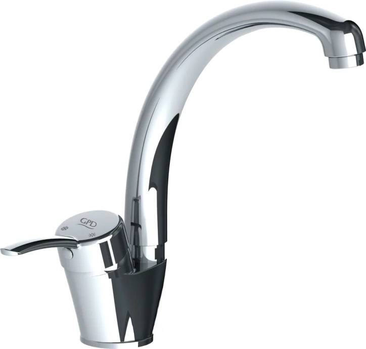Смеситель для кухни GPD Primula хром MTE175 - 0