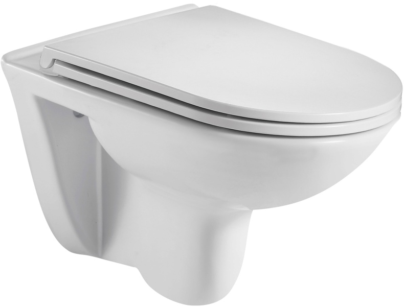 Унитаз подвесной Weltwasser WW SK Baarbach 004GL-WT безободковый с микролифтом белый  10000003811 - 0