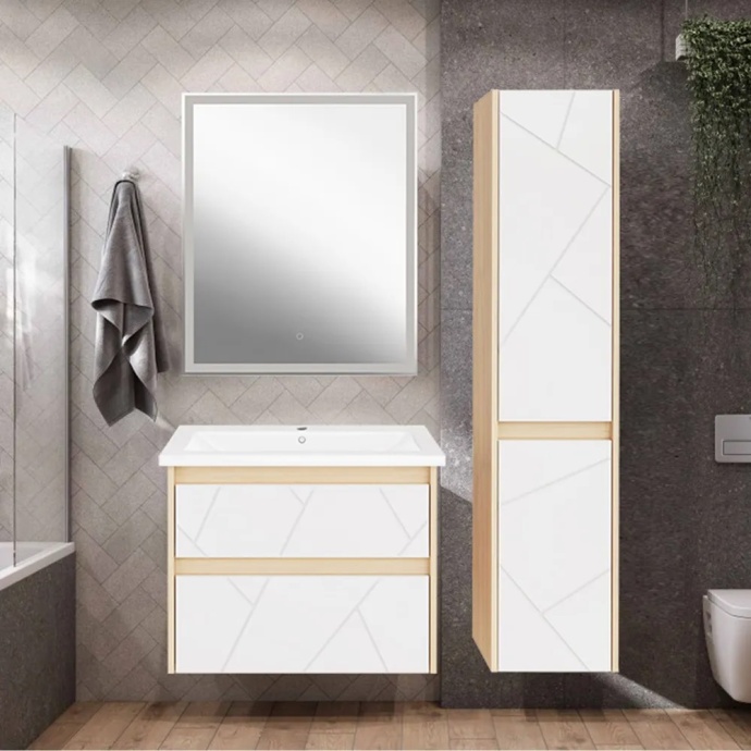 Пенал ASB-MEBEL диана 35 белый 12035 - 3