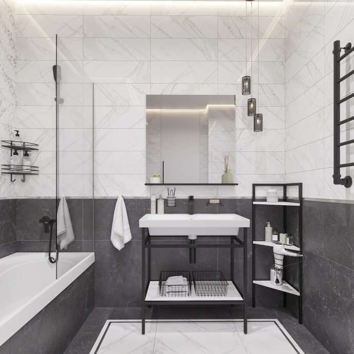 Консоль DIWO Смоленск 80 с раковиной Moduo 80 483976 - 1