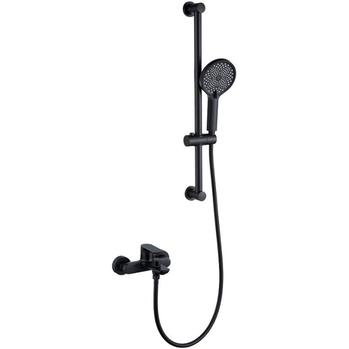 Смеситель для ванны Black&White Universell черный матовый 8303BUK - 0