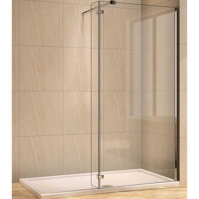 Душевая перегородка WeltWasser WW400 50G+30G 50х185 хром  10000006434 - 0