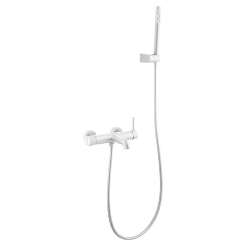 Смеситель для ванны с душевым гарнитуром Boheme Uno белый матовый 463-MW - 0