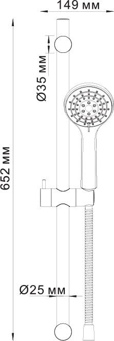 Душевой гарнитур Wasserkraft A064 - 5