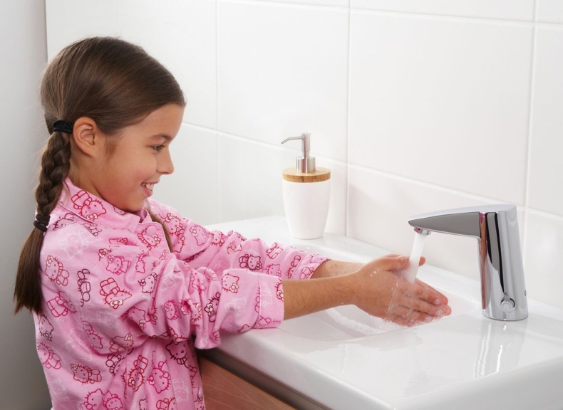 Смеситель для раковины Oras Cubista хром  2814F - 9