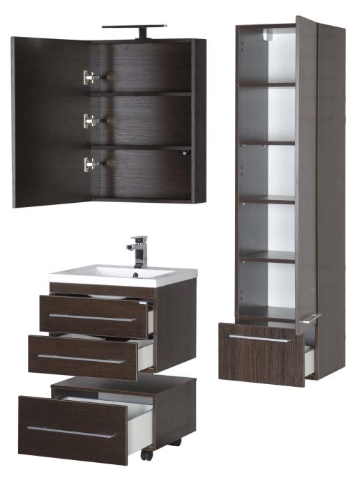 Тумба Aquanet Нота 58 подкатная венге 00170744 - 17