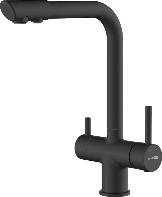 Смеситель для кухни Wasserkraft черный матовый A8367 - 0