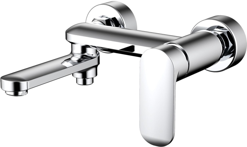 Смеситель Bravat Opal F6125183CP-01-RUS для ванны с душем - 0