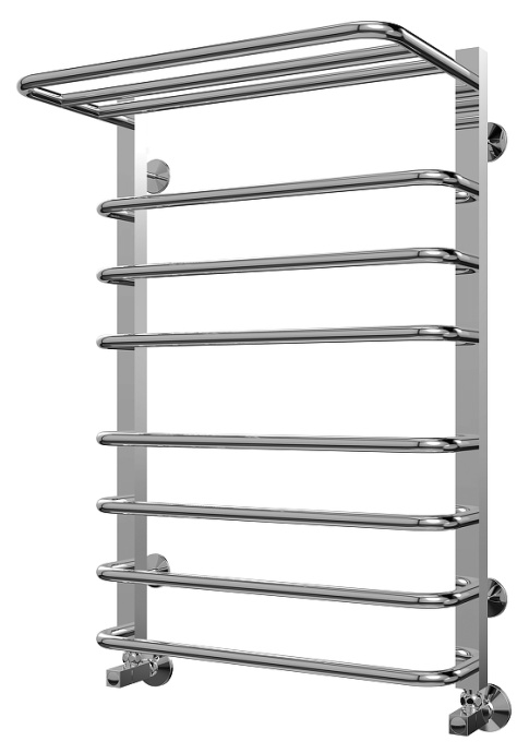 Водяной полотенцесушитель Terminus Арктур П8 500х796 с полкой Хром 4620768886430 - 1