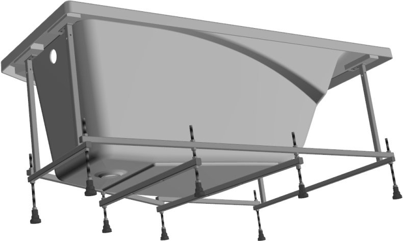 Каркас для ванны Roca Hall Angular ZRU9302868 - 0
