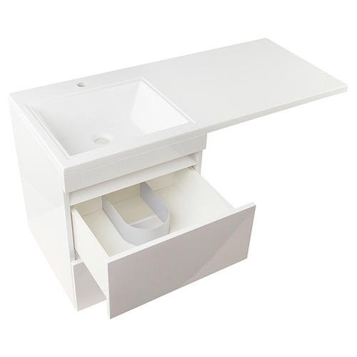 Тумба под раковину Style Line Даллас 115 Люкс Plus, белый  СС-00000651 - 1