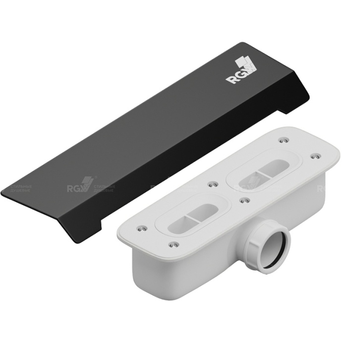 Сифон для душевого поддона RGW S-015 черный 502411015-04 - 0