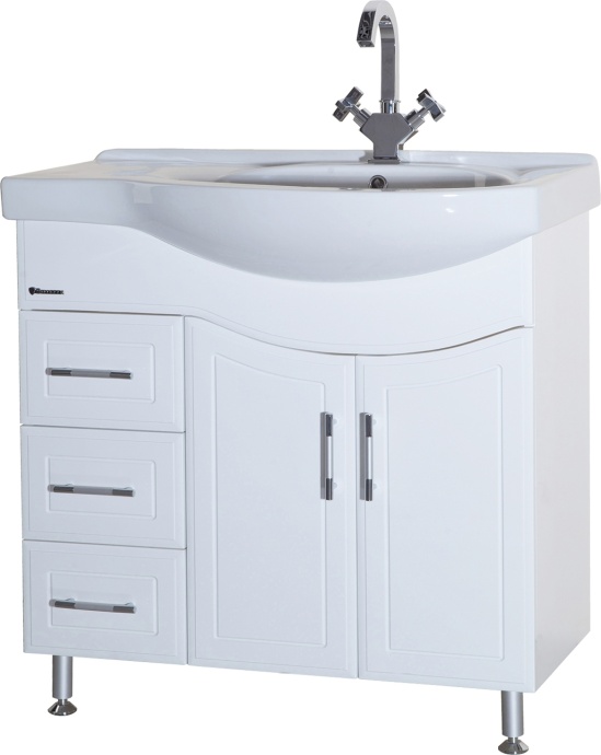 Мебель для ванной Bellezza Коралл 85 L - 1