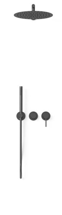 Душевой комплект Vincea Groove с термостатом сталь VSFW-4G01GM - 1