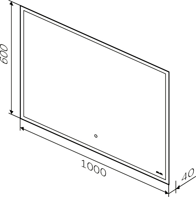 Зеркало AM.PM Spirit V2.0 100 подсветкой M71AMOX1001SA - 5