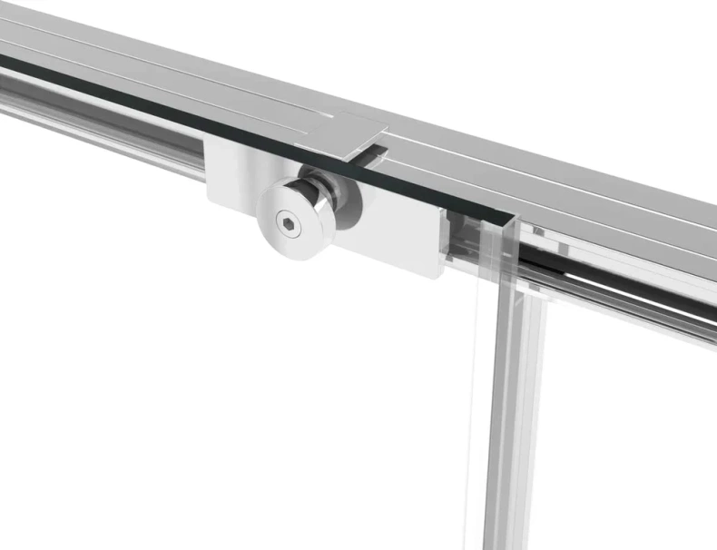 Душевая дверь Vincea Slim Soft 150х200 профиль хром стекло прозрачное VDS-1SS150CL - 6