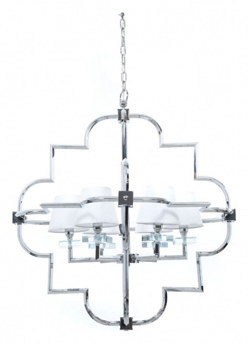 Подвесная люстра LUMINA DECO Baltimore LDP 8020-6 CHR+WT - 1