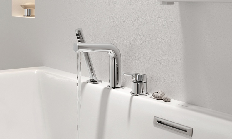 Смеситель на борт ванны Excellent Pi хром AREX.1234CR - 1