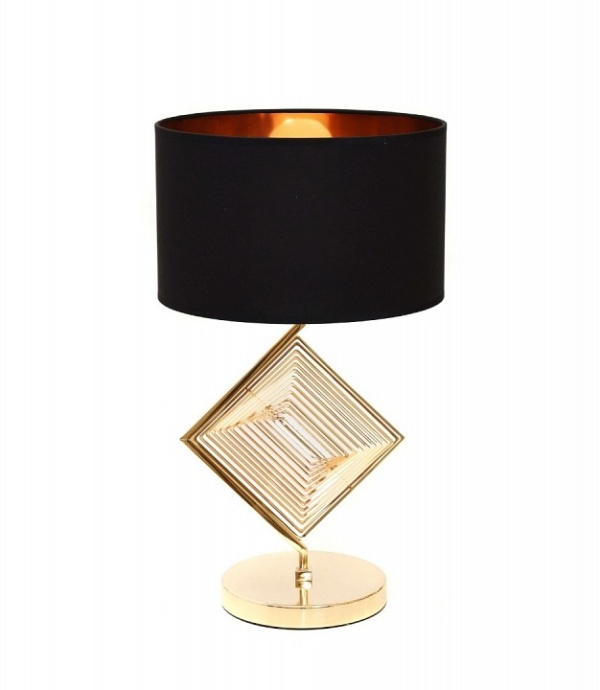 Настольная лампа декоративная LUMINA DECO Fabi LDT 5529 F.GD+BK - 1