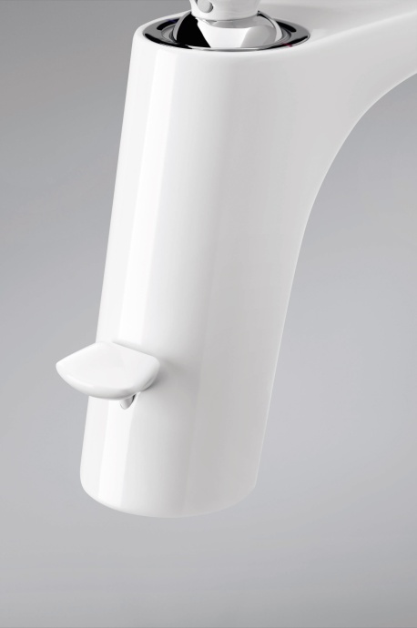 Смеситель для раковины Kludi  белый, хром  520239175 - 6