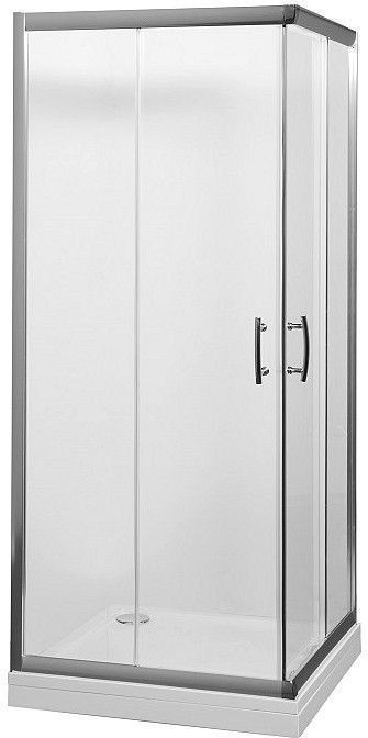 Душевой уголок Aquanet Alfa Cube NAA1142 900х900х2000 стекло прозрачное, профиль хром 168416 - 0