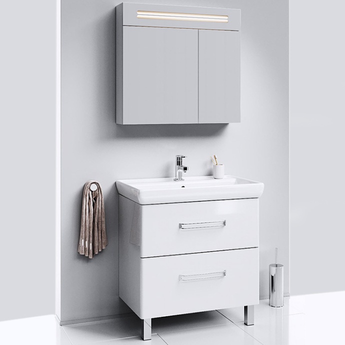 Мебель для ванной Aqwella Neo 80 напольная - 0