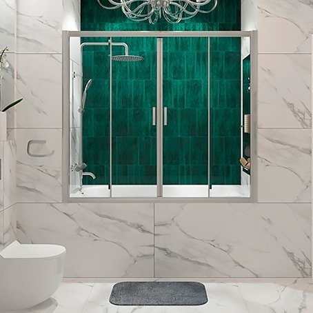 Шторка на ванну Wasserkraft Lippe 45S02-170 - 0