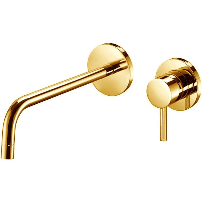 Смеситель для раковины Paffoni Light LIG007HG70 Золото медовое - 0