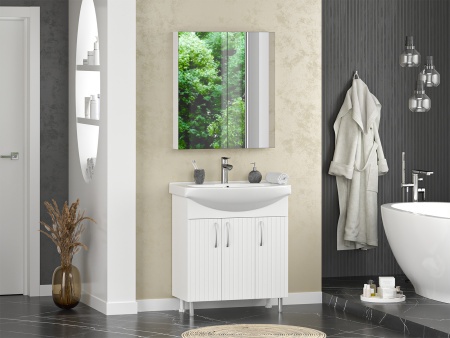 Тумба под раковину Misty Изео 75 белая Э-Изе01075-021Н - 2