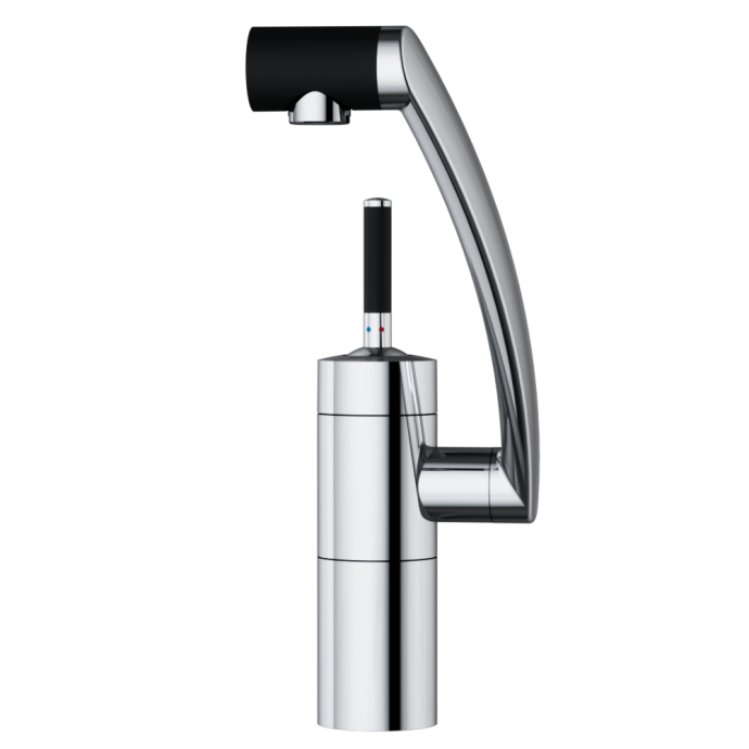 Смеситель для кухонной мойки Damixa ARC хром, черный  290007464 - 2