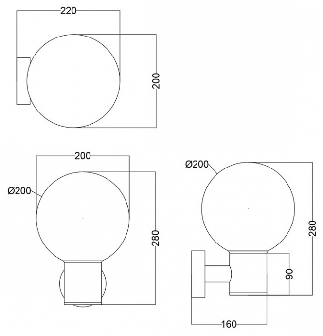 Светильник на штанге Maytoni Bold O598WL-01GR - 1