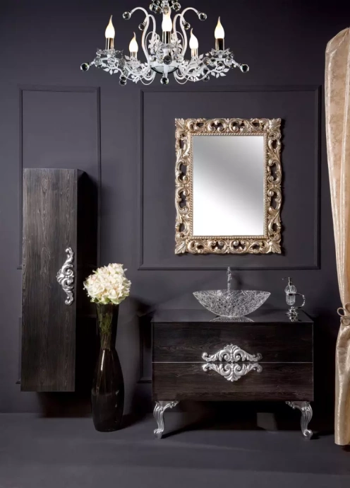 Тумба под раковину Armadi Art NeoArt 110 темное дерево 831-110-BW - 5