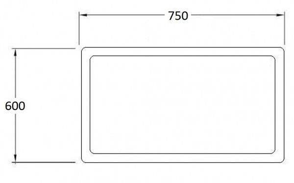 Зеркало SanVit Кристалл 75 с подсветкой zkris075 - 4