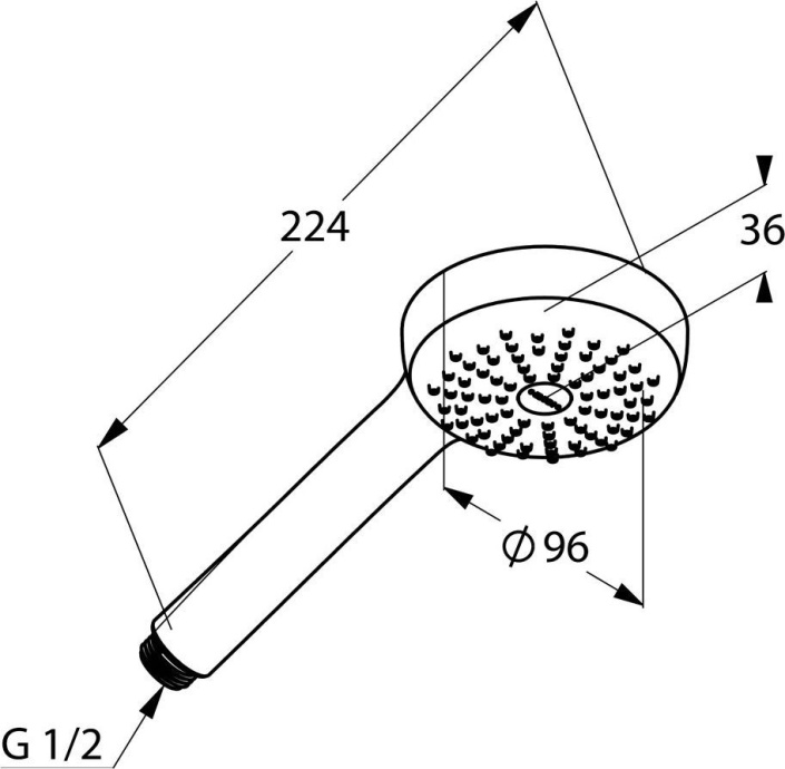Душевой гарнитур Kludi Logo 1S 6816005-00 681600500 - 5