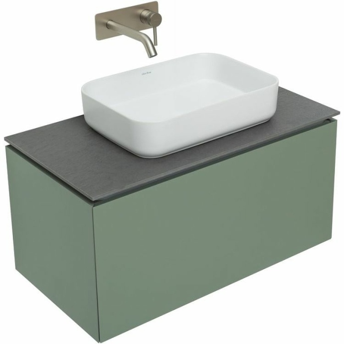 Тумба под раковину Allen Brau Infinity 85 серо - зеленый матовый 1.21002.CGM - 4