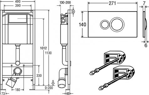 Комплект инсталляции Viega   713386 - 5