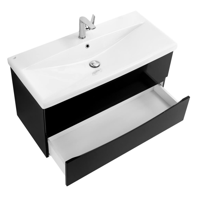 Тумба под раковину Belbagno Marino-Cer 80 черный MARINO-CER-800-2C-SO-NL-P - 5