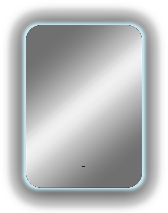 Зеркало DIWO Кострома 50 с подсветкой, прямоугольное, настенное, белое ЗЛП1718 - 7