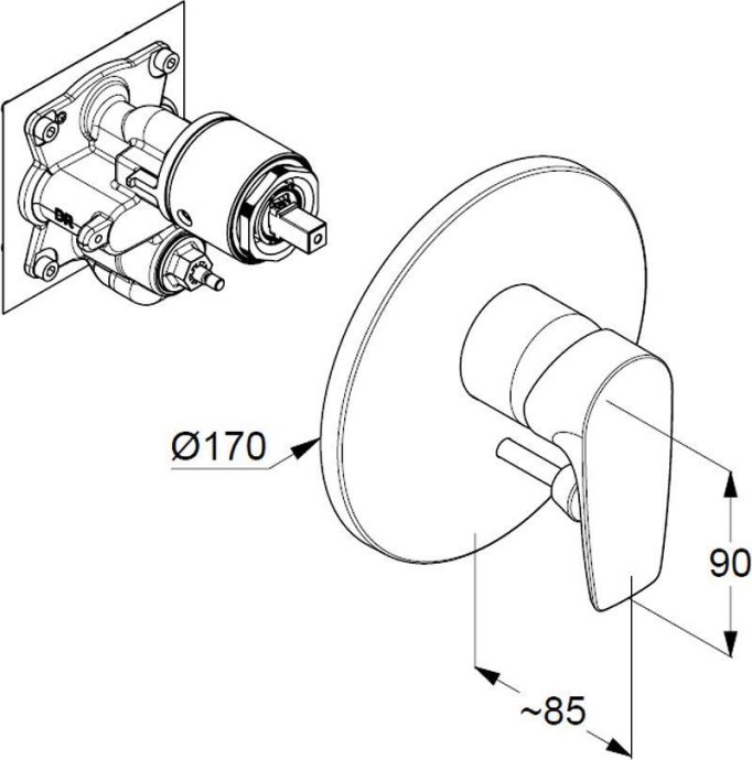 Kludi Pure&solid  346500575 - 1