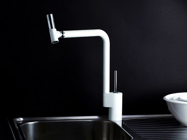 Смеситель для кухонной мойки Webert 360° белый  TS920302779 - 1