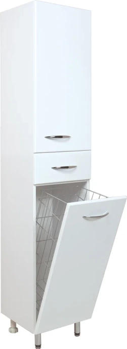 Шкаф-пенал Onika Модерн 32 R с бельевой корзиной, белый  403212 - 0