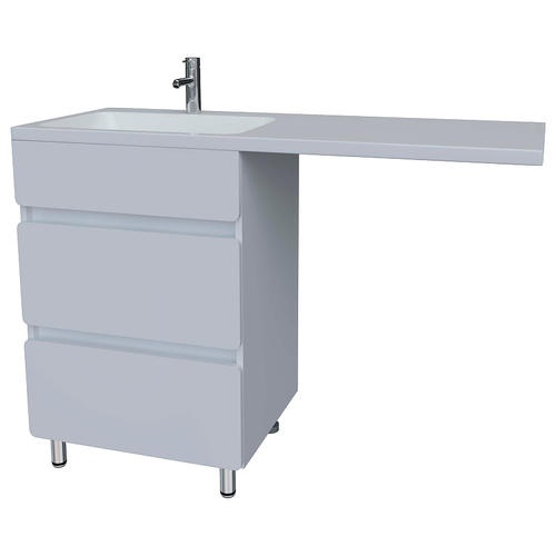 Тумба под раковину напольная Stella Polar Корделия 60 белая SP-00001040 - 0