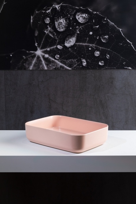 Раковина Allen Brau Fantasy Quad 50x36, розовая 4.11021.SM - 3