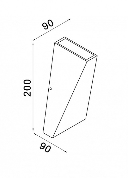 Уличный настенный светодиодный светильник Maytoni Times Square O580WL-L6W - 5