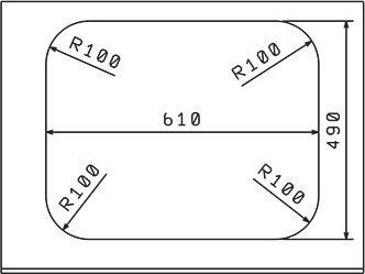 Мойка кухонная Florentina Крит 630 шампань 20.110.D0630.202 - 2