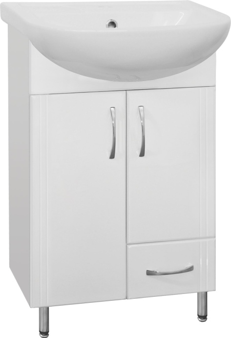 Тумба с раковиной Style Line Эко Стандарт №10 50 белая - 5