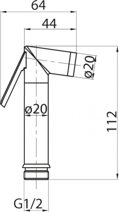 Гигиенический душ Cezares Articoli Vari хром  CZR-ID1-01 - 1