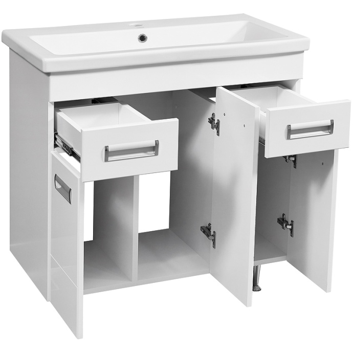 Тумба под раковину Stella Polar Фиора Сомо 80 белый SP-00000213 - 1