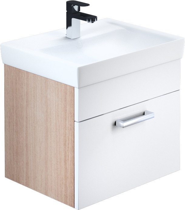 Тумба для комплекта IDDIS Mirro 50 подвесная, белая, дерево MIR50W0i95 - 3